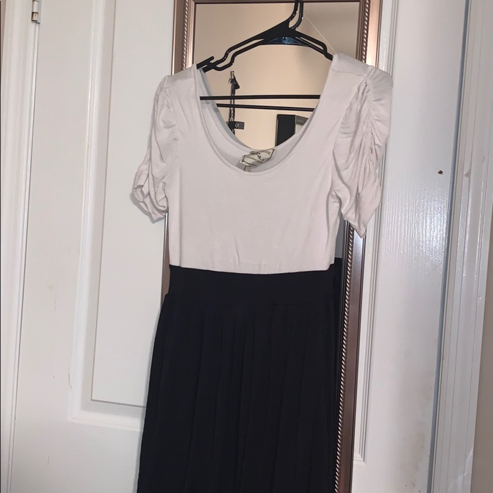 Woman’s dress by pink rose